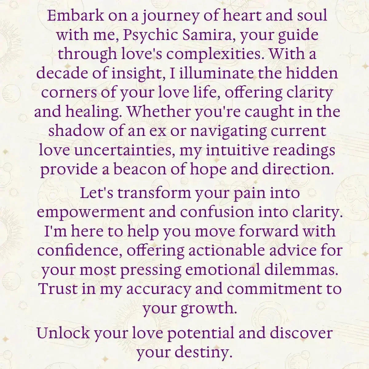 Full Psychic Reading by Samira thumbnail-image-6